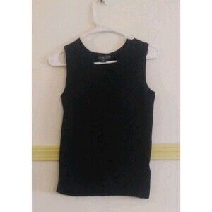 NWT Covington Black  Tank Top Sleeveless Scoop Neck Womens Size Small